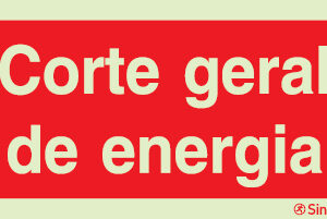 Sinal «CORTE GERAL ENERGIA» 2010 TIPO-1 nº 0817