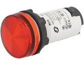 Sinalizador FURO 16mm LED 230V VERMELHO LL9056-1